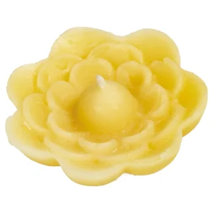 Bougie fleur en cire d'abeille BIO 5,5 cm